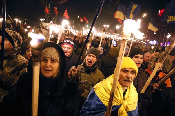 В Киеве начался фекальный марш в честь Бандеры