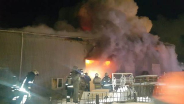 На Магнитогорском металлургическом комбинате возник пожар