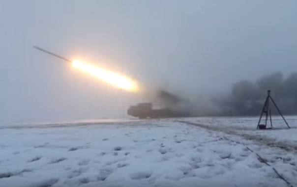 Укрофашисты на Донбассе испытали системы Смерч