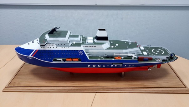 Строительство новейшего российского атомного ледокола запустят в марте 2019 года