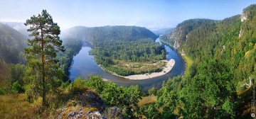 Река Белая. Башкортостан. Россия