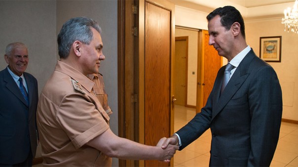 Cергей Шойгу передал Башару Асаду послание Путина