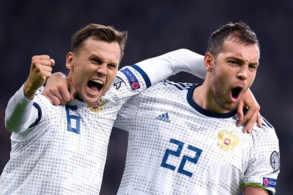 Сборная России разгромила Казахстан в матче отборочного турнира Евро-2020