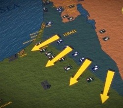 Документальный фильм о Шестидневной войне 1967 года. Египет, Сирия, Иордания и Ирак против Израиля.