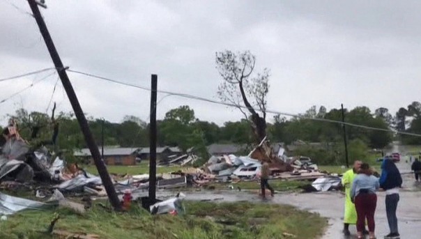 На Техас обрушился торнадо: городу Франклину нанесен значительный урон, два ребенка погибли, несколько человек получили ранения
