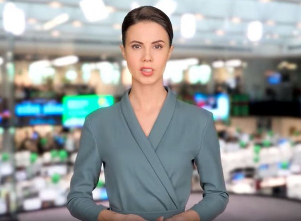 На YouTube-канале "Сбербанка" новости будет озвучивать трёхмерная нейросетевая ведущая