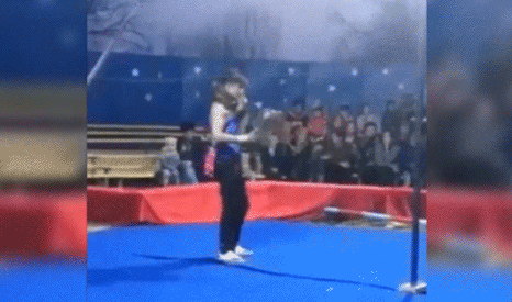 Огромный удав задушил артиста цирка прямо во время выступления — видео