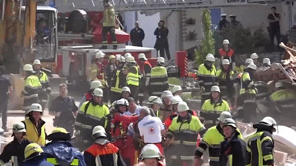 Жилой дом в Германии обрушился из-за взрыва газа