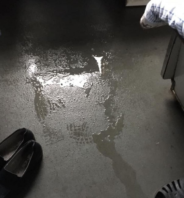 Очередной "потоп" в поезде Укрзализныци