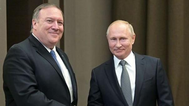 Путин принял Помпео и выразил надежду на восстановление полноформатных отношений с США