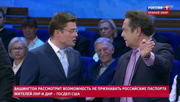 Ссора в эфире "60 минут". Платошкин покинул студию