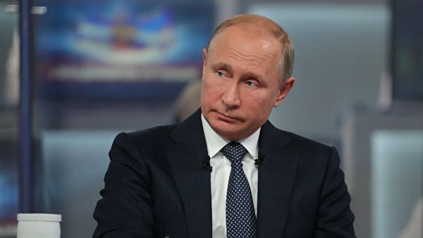 Прямая линия с Владимиром Путиным пройдет 20 июня