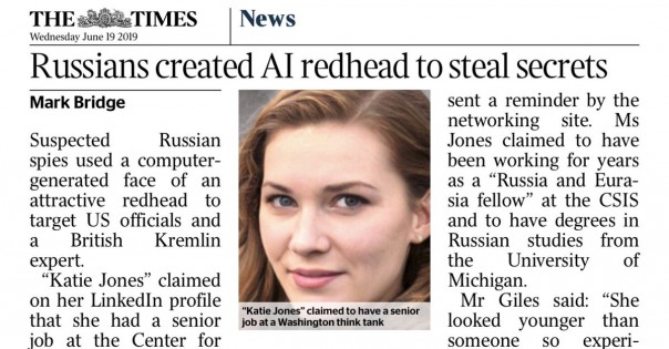 Русские создали "симпатичный рыженький искусственный интеллект для шпионажа"... Или не русские?