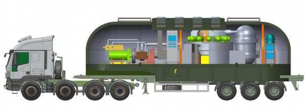 В России представлен проект передвижных ядерных реакторов