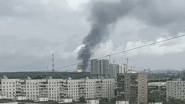 Столб огня 50 метров: Сильнейший пожар произошёл на Северной ТЭЦ в Мытищах