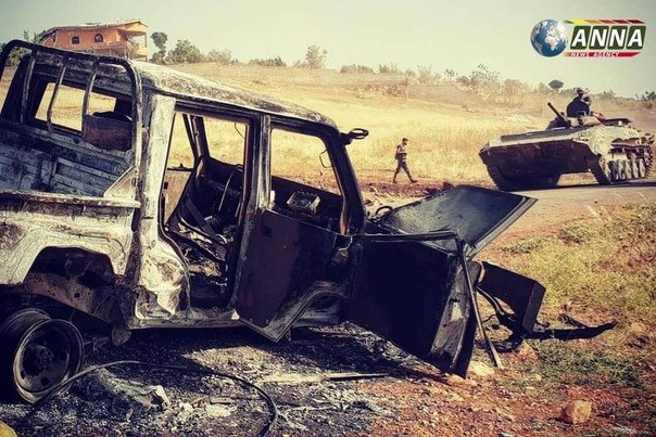 Сирия: боевики попытались подорвать российский военный патруль | Поражение боевиков под Хамамийятом