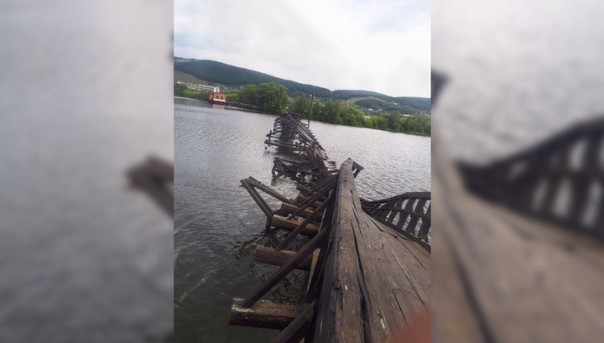 В Белорецке обрушился мост из сериала "Вечный зов"