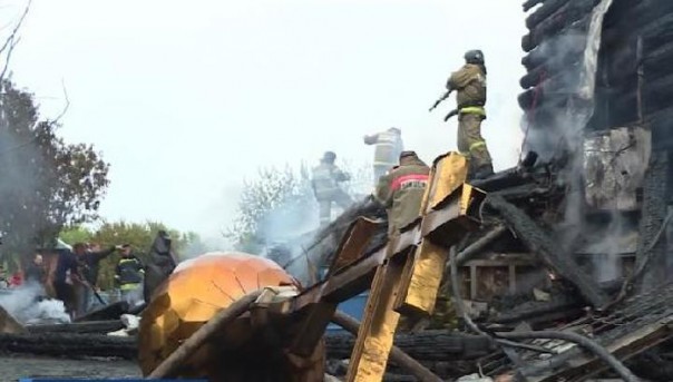 При пожаре в Свято-Казанском монастыре серьезно пострадала чудотворная икона