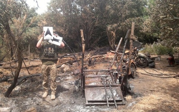 У укрофашистов огромные потери. Под обстрел попала колонна с "губернатором"