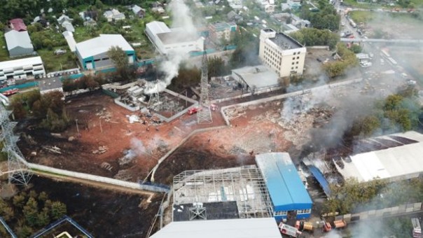 ТЭЦ в Мытищах после пожара возобновила работу