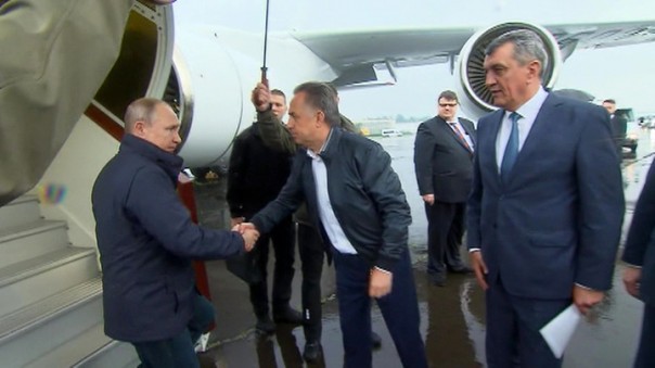 Путин прибыл в пострадавшую от наводнения Иркутскую область