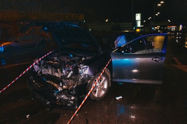 В Киеве пьяный нацгвардеец устроил ДТП, пытаясь скрыться от полиции