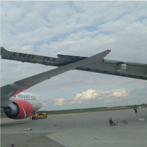 В Шереметьево столкнулись два самолета