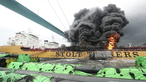 В Южной Корее прогремел взрыв на судне, есть пострадавшие