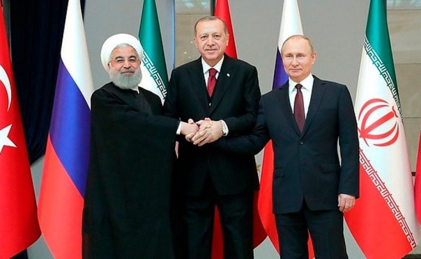 Пресс-конференция Путина, Рухани и Эрдогана по итогам саммита по Сирии | Пресс-конференция Василия Небензи по ситуации Сирии