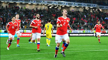 Сборная России обыграла Казахстан в отборочном матче на ЕВРО-2020