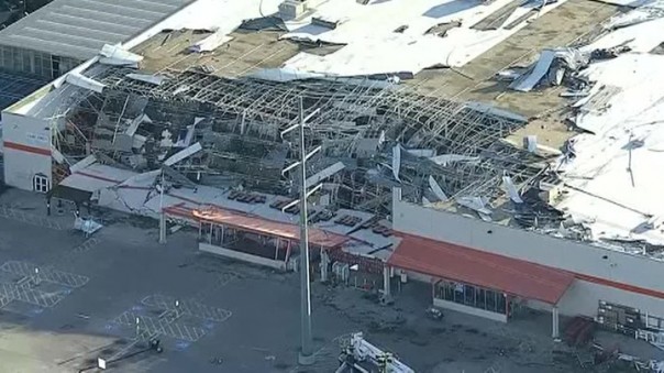 Мощный торнадо обрушился на Техас