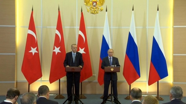 Россия и Турция нашли решение для  ситуации на границе с Сирией. Пресс-конференция по итогам российско-турецких переговоров