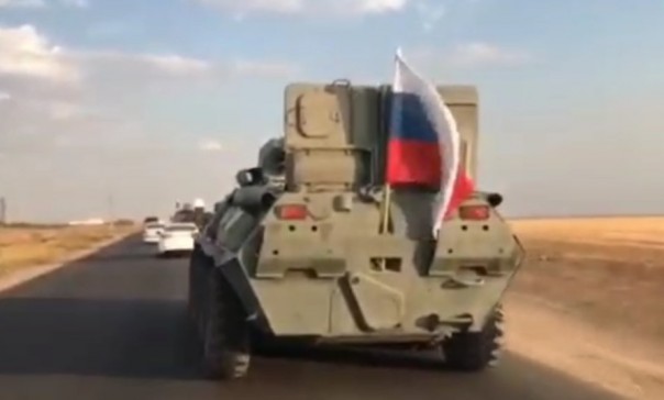 Военная полиция России контролирует отвод курдов-террористов в Сирии