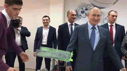 Путин посетил детский технопарк «Кванториум» в Нальчике