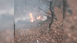 Под Новороссийском близ Абрау-Дюрсо разбился частный вертолет Robinson