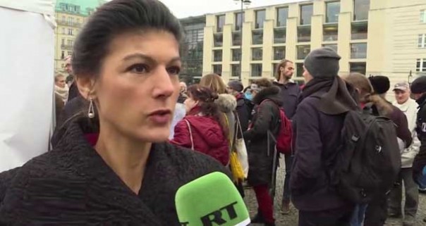 Немецкий политик Сара Вагенкнехт: Двойная мораль Германии