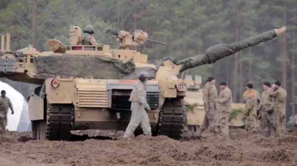 Танки НАТО постреляли у границ Белоруссии