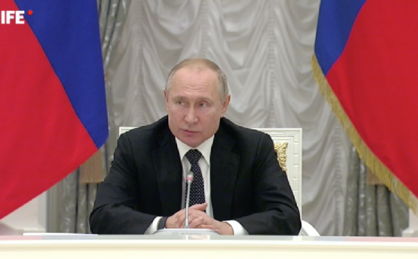 Встреча Путина с руководством Совфеда и Госдумы. Прямая трансляция