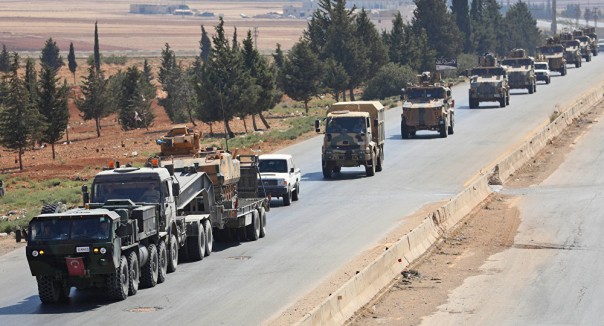 Боевики из Иблиба держат путь на север Сирии