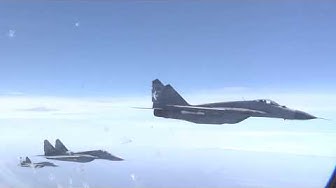 Истребители МиГ-29 ВВС Сербии сопроводили борт Сергея Шойгу над территорией республики