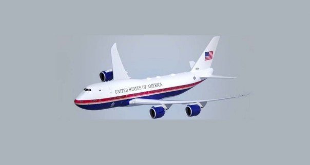 Самолёт президента США окрасят в триколор