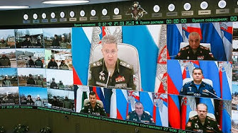 Селекторное совещание под руководством замминистра обороны РФ Тимура Иванова