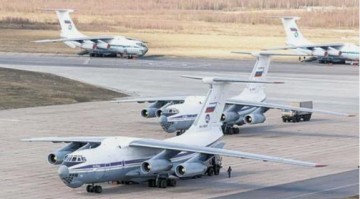 Русские военные помогают итальянцам