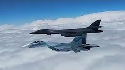 Минобороны РФ опубликовало видео перехвата бомбардировщиков B-52H над Балтикой