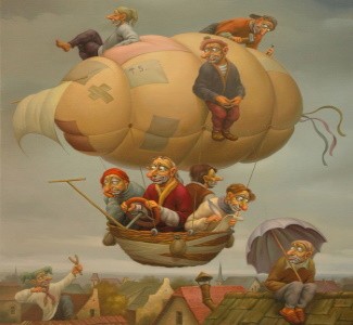 Рухнул на деревья: жесткая посадка воздушного шара в Новгороде попала на видео