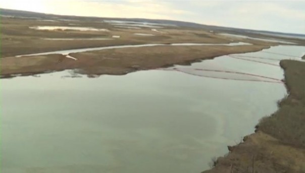 Вокруг норильской ТЭЦ ведутся работы по ликвидации последствий аварии | Начало экологической катастрофы сняли на видео