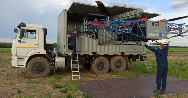 Впервые опубликовано видео испытаний российского дрона-дальнобойщика