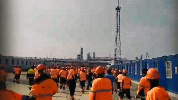 ОМОН подавил бунт гастарбайтеров на заводе «Газпрома»