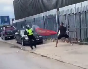 Видео дня: Полицейская погоня )