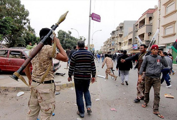 Триполитанские боевики воюют друг против друга